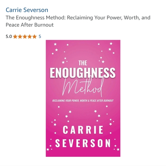 NWT The Enoughness Method Reclaim Your Power and Worth Book - Picture 1 of 3